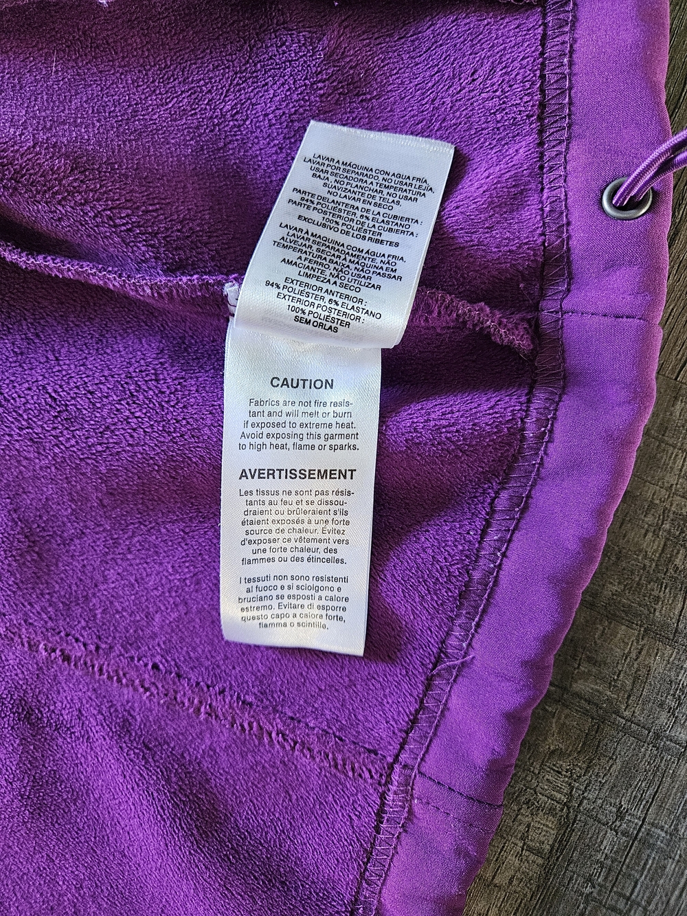 Columbia Women's Purple Softshell Jacket With Fleece Lining - Picture 9 of 11